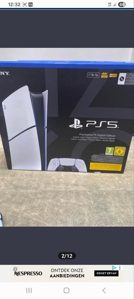 PlayStation 5 Slim Digital, Ophalen, Playstation 5