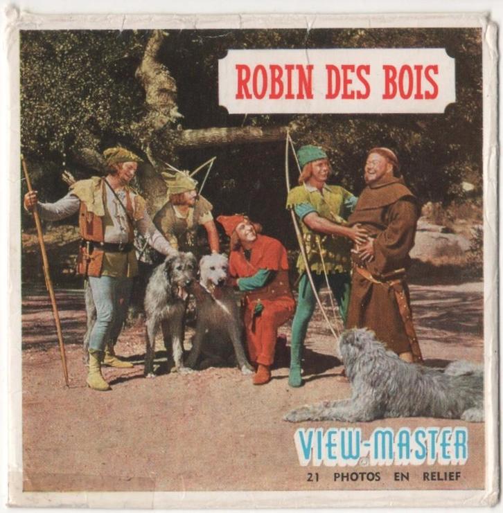 View-master Robin Hood B 378 Boekje in het Frans FR, Antiek en Kunst, Antiek | Speelgoed, Ophalen of Verzenden