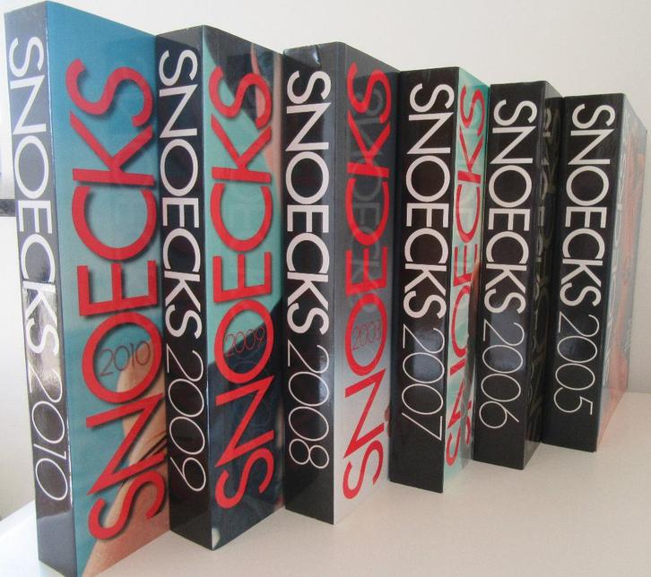snoecks 80, 86, 88, 89-98, 2000-2003, 2005-2010 ook los, Livres, Art & Culture | Arts plastiques, Comme neuf, Autres sujets/thèmes
