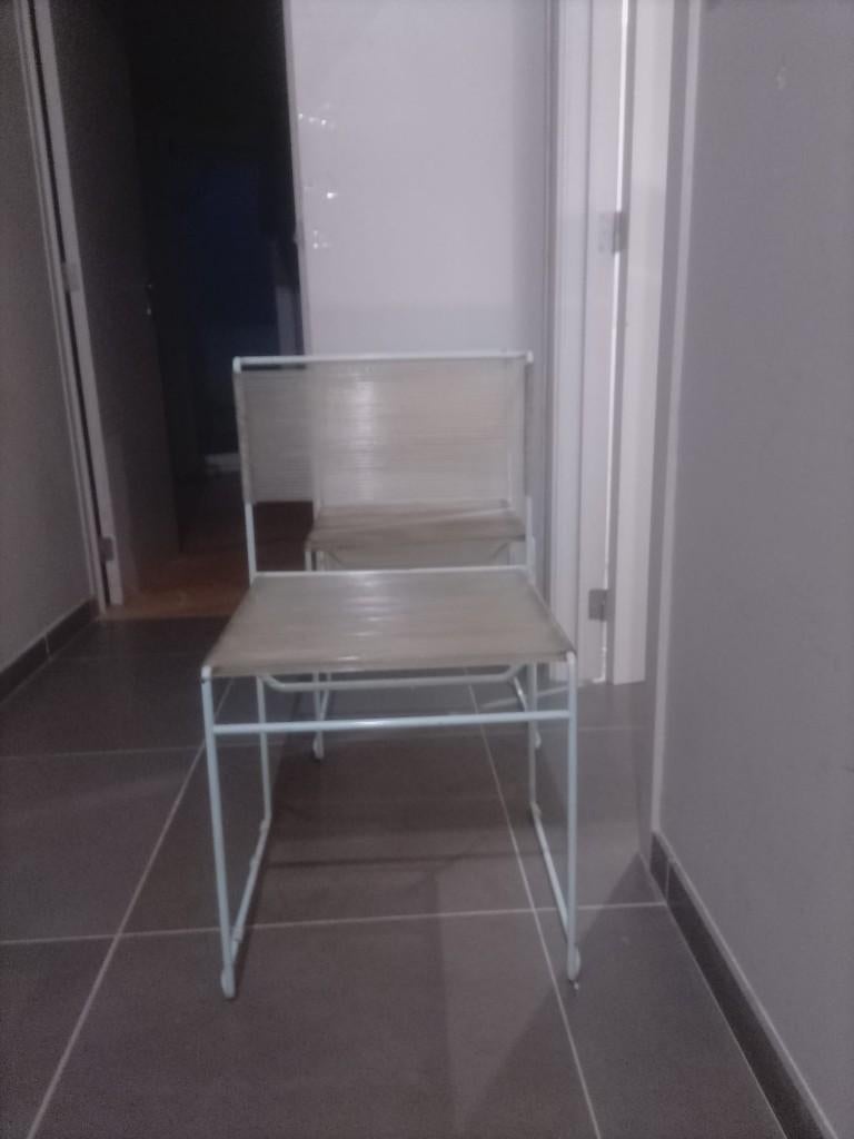 2x Spaghetti chair Flyline Italy, Ophalen, Gebruikt, Overige kleuren, Twee