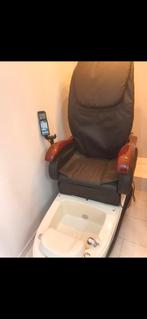 Nieuwe lederen massagestoel, Ophalen