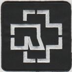 Rammstein stoffen opstrijk patch embleem #4, Verzamelen, Verzenden, Nieuw, Kleding