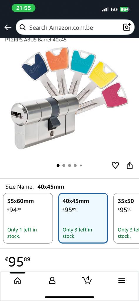 Abus P12RPS, Ophalen of Verzenden, Nieuw