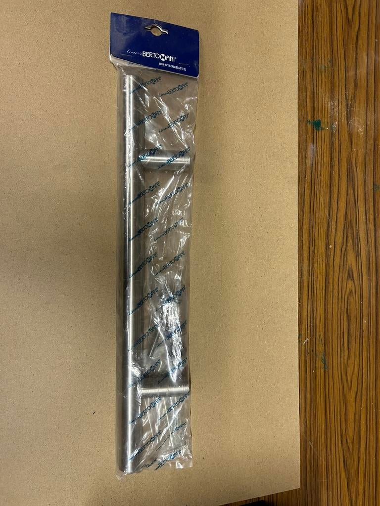Linea Bertomani Deurgreep recht 30cm inox, Ophalen, Zo goed als nieuw, Inox