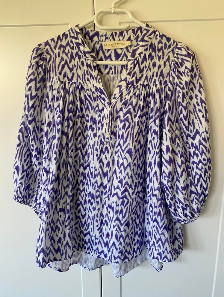 Blouse La Petite Etoile, Ophalen of Verzenden, Zo goed als nieuw, Blauw