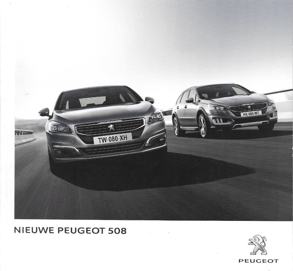 PEUGEOT 508,  2015, Livres, Autos | Brochures & Magazines, Enlèvement ou Envoi, Comme neuf, Peugeot