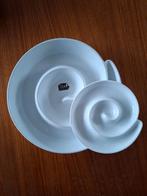 Set serveerschalen Salt&Pepper, Ophalen, Effen, Porselein, Schaal of Schalen