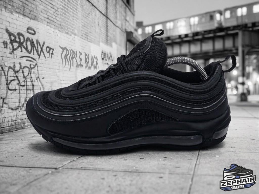 Nike Air Max 97 'Triple Black' EU42.5 2021, Zwart, Nike, Ophalen of Verzenden, Sneakers