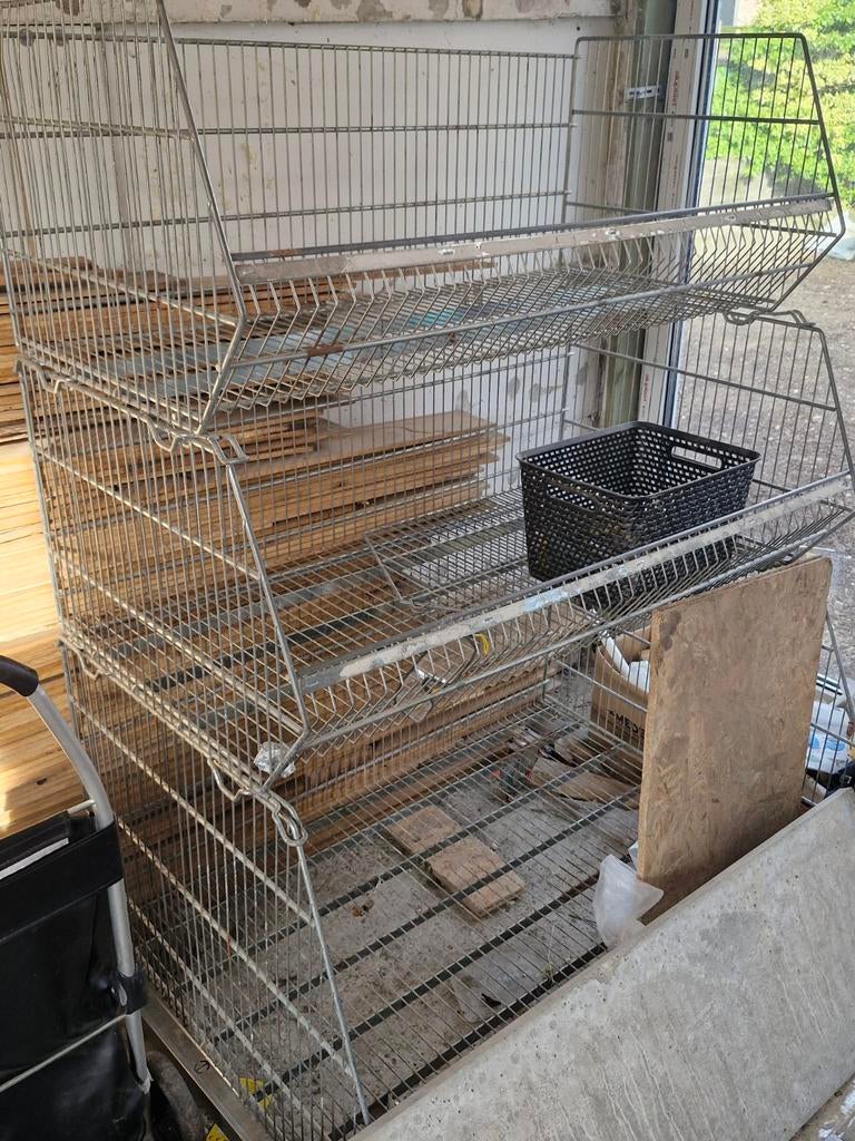 Stapelbak / draadmand , 3stDraadmand, Stapelbak (van metaal), Ophalen of Verzenden