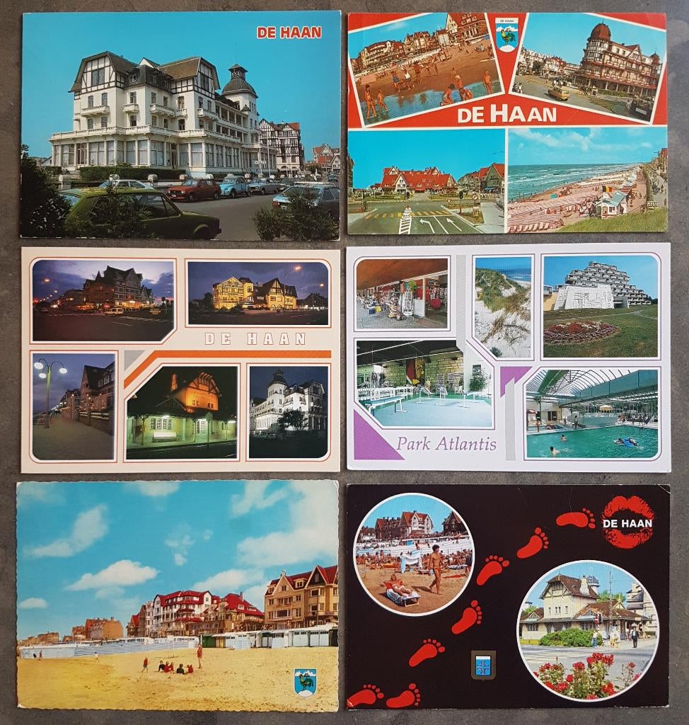 De Haan Coq ( 0,50 euro / postkaart ), Verzamelen, Postkaarten | België, Ophalen of Verzenden, 1980 tot heden, Gelopen, West-Vlaanderen