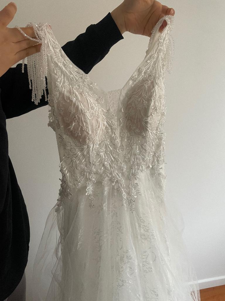 Trouwjurk, Kleding | Dames, Ophalen of Verzenden, Nieuw, Wit, Trouwjurk