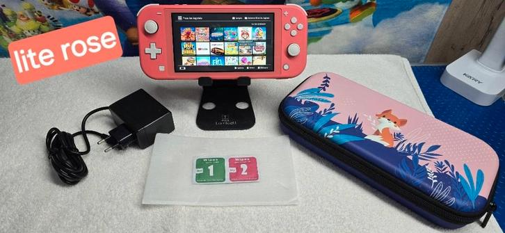 console switch lite + 18 jeux + housse/chargeur & garantie, Consoles de jeu & Jeux vidéo, Jeux | Nintendo Switch, Comme neuf, Enlèvement ou Envoi