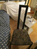 4 zware stoelen graag 20€ voor de 4 of doe een voorstel, Huis en Inrichting, Ophalen, Gebruikt, Zwart, Stof