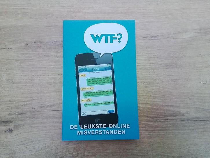 Grappig boek: WTF?- De leukste online misverstanden, Boeken, Humor, Nieuw, Ophalen of Verzenden