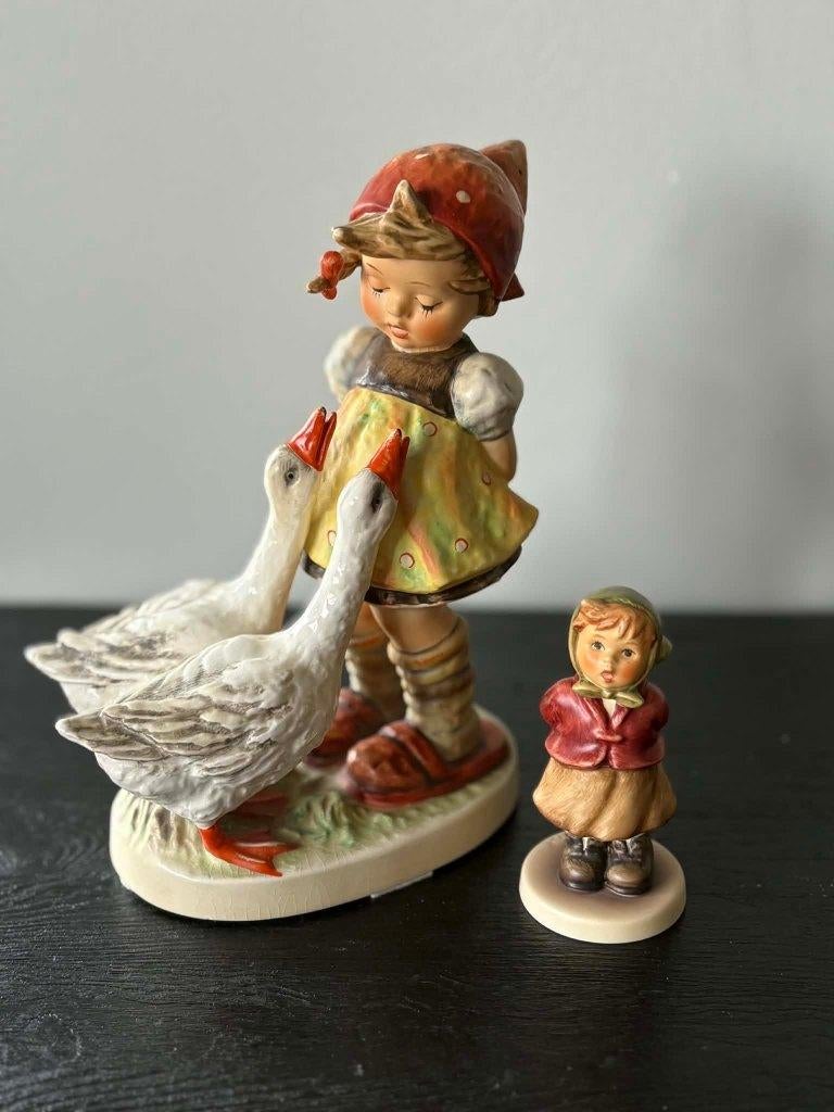 Hummel Goebel, Goose Girl, zeer groot beeld, Enlèvement ou Envoi, Comme neuf, Hummel