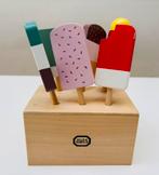 Houten ijsjes set, Ophalen, Gebruikt, Hout, Speelkeuken-accessoire