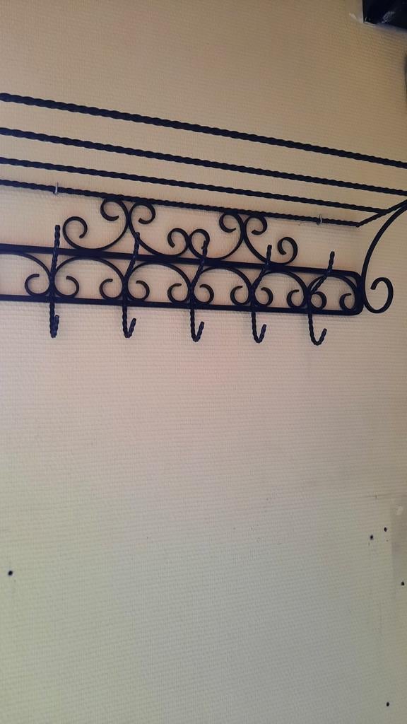 TRÈS BEAU PORTE-MANTEAU ET MIROIR VINTAGE, Enlèvement