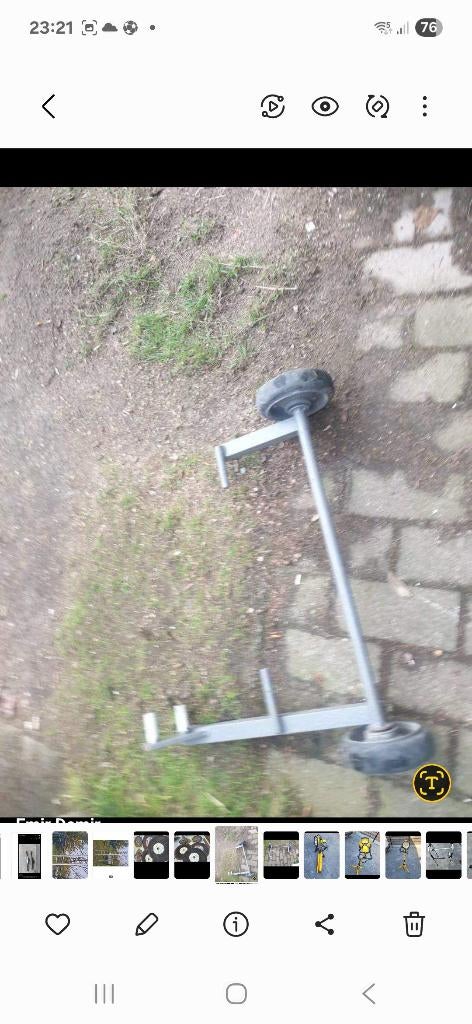 Trielplaat wiel, Verzenden