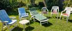 tuinmeubels, Jardin & Terrasse, Chaises de jardin, Enlèvement, Comme neuf, Synthétique, Empilable
