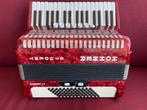 Mooie duitse Hohner Student accordeon .72 bas .3 korig ., Gebruikt, 72-bas, Met koffer, Hohner