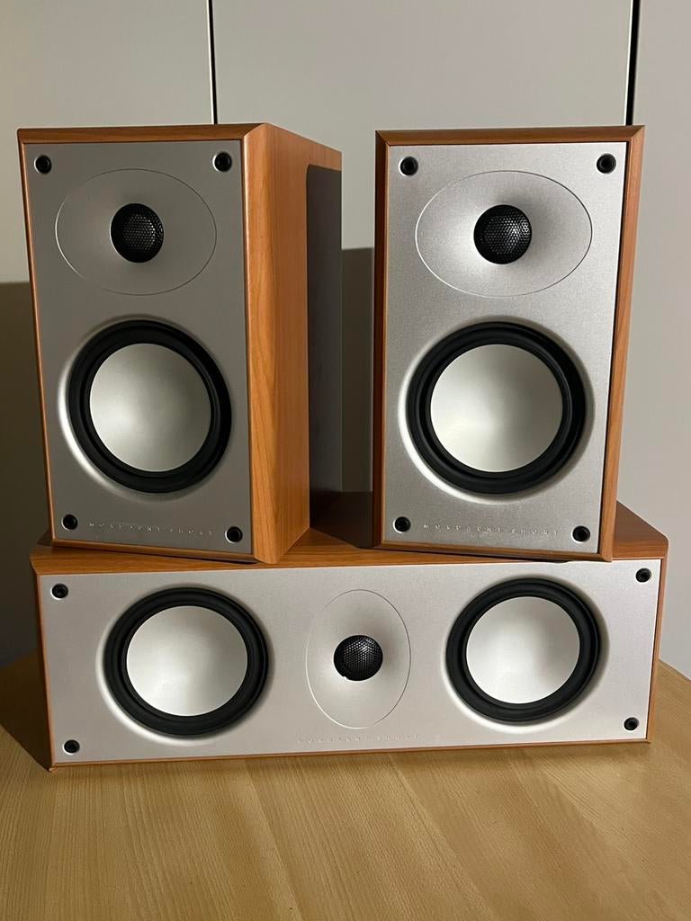 mordaunt short 2 x MS902 + MS905C, TV, Hi-fi & Vidéo, Autres marques, Moins de 60 watts, Enlèvement, Utilisé