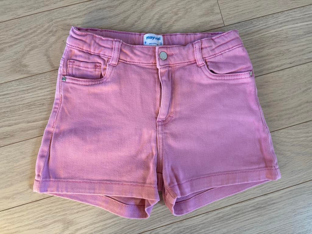 Lilaroze shortje Mayoral, Kinderen en Baby's, Verzenden, Gebruikt, Meisje, Broek