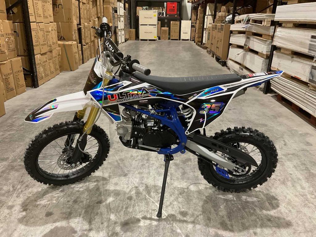 Ultra Motocross DB003 26DE 125cc moto bleue, Entreprise, Autre, Ultra Motocross