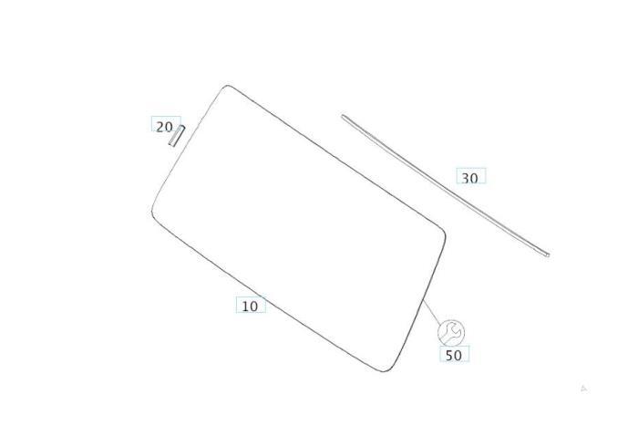 Voorruit van een Mercedes G-Klasse, -, Nieuw, Ophalen of Verzenden, -