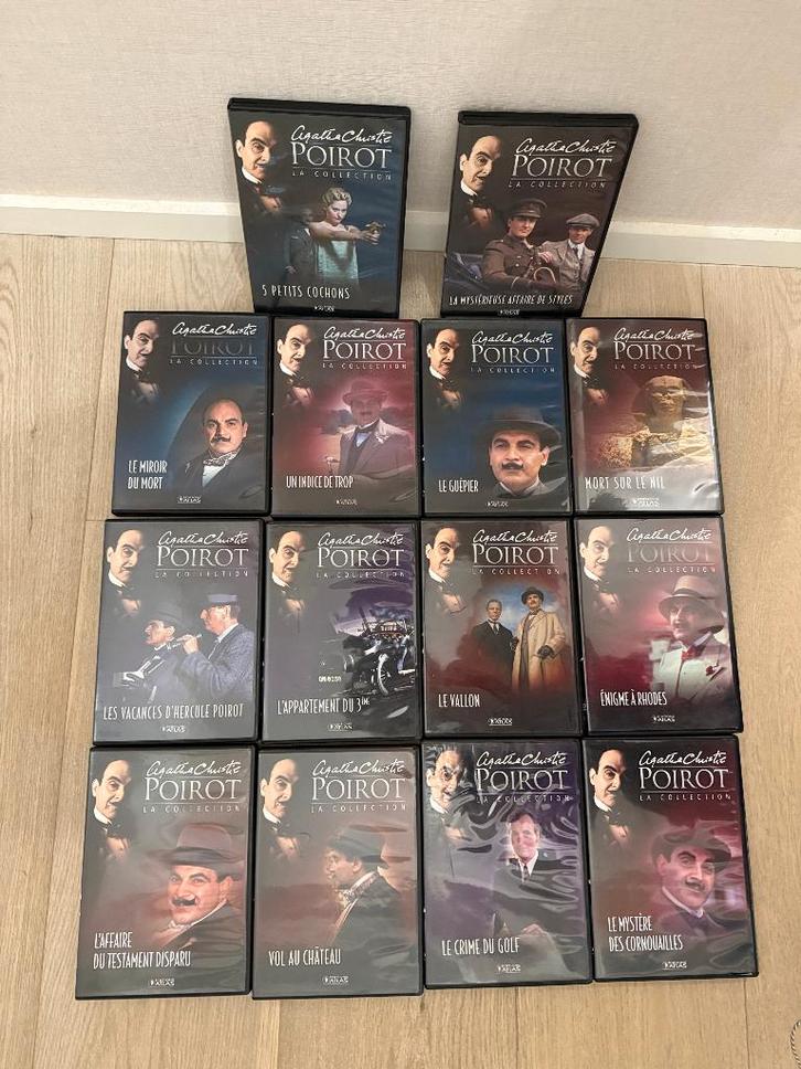 Hercules Poirot: set van 14 dvd's, Cd's en Dvd's, Dvd's | Tv en Series, Zo goed als nieuw, Overige genres, Ophalen