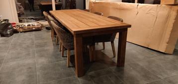 Eiken tafel, Huis en Inrichting, Ophalen, Zo goed als nieuw