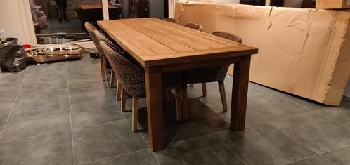 Eiken tafel, Huis en Inrichting, Tafels | Eettafels, Zo goed als nieuw, Ophalen