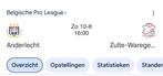 2 vip tickets Anderlecht - zulte Waregem 10-08-2025, Twee personen