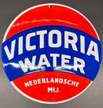 Zeldzaam Emaille Reclamebord Victoria Water, Enlèvement ou Envoi, Panneau publicitaire