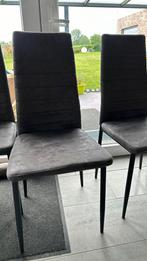 4 stoelen, Maison & Meubles, Chaises, Comme neuf, Enlèvement ou Envoi, Gris