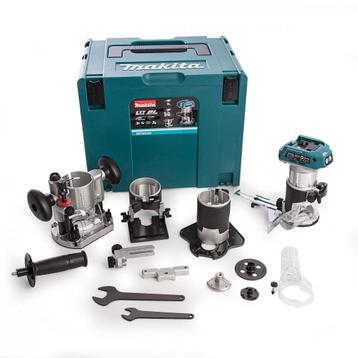 MAKITA DRT50ZJX3 18V LXT 6-8 mm draadloze router in MAKPAC beschikbaar voor biedingen