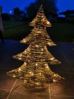 Décoration de Noël : Sapin doré avec LED, Enlèvement, Comme neuf