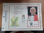 unieke kaart Paus in Belgie 1985, Ophalen