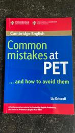 Common mistakes at PET… and how to avoid them, Enlèvement ou Envoi, Anglais