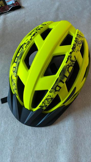 Fluo fietshelm, Enlèvement, Comme neuf, M