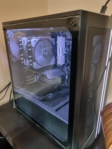 Gaming PC met RGB: Intel i7, 32GB RAM, 2x SSD, extra's... beschikbaar voor biedingen