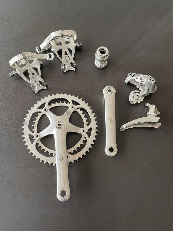 Campagnolo C record set, Fietsen en Brommers, Fietsonderdelen, Gebruikt, Ophalen of Verzenden