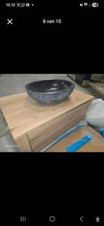 Badkamermeubel eik lavabo arduin brut, Enlèvement, Neuf