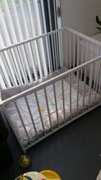 Wit park met matras, verstelbaar in hoogte met extra’s, Kinderen en Baby's, Babyparken, Ophalen, Zo goed als nieuw, In hoogte verstelbaar