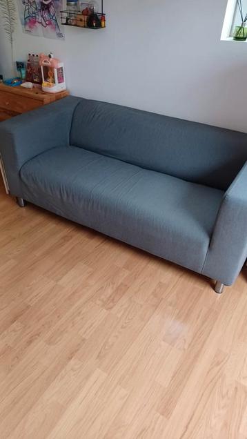 2 Canapé Ikea Kipplan gris dehoussable, Enlèvement, Utilisé
