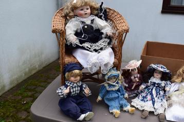 collection de poupées vintage issue d'un héritage