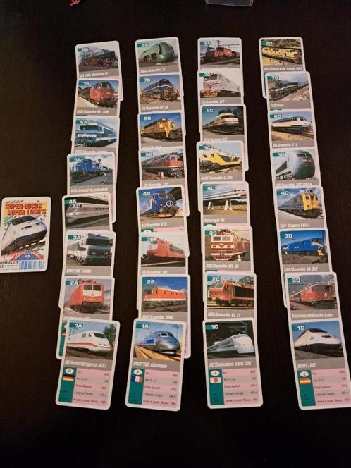 jeu de carte card game HEMMA 278 train locomotive railway /, Hobby en Vrije tijd, Gezelschapsspellen | Kaartspellen, Ophalen of Verzenden