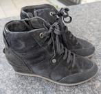 Geox winterlaarsjes in nubuck, Geox, Zwart, Lage of Enkellaarzen, Ophalen of Verzenden