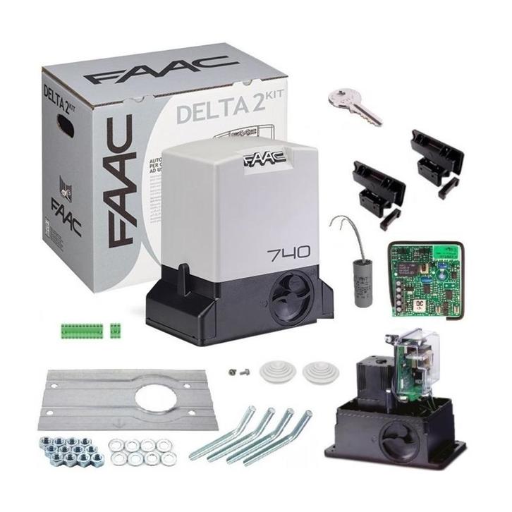 Faac Delta 2 kit schuifpoortmotor 740, Tuin en Terras, Tuinpoorten, Nieuw, Schuifpoort, Ophalen