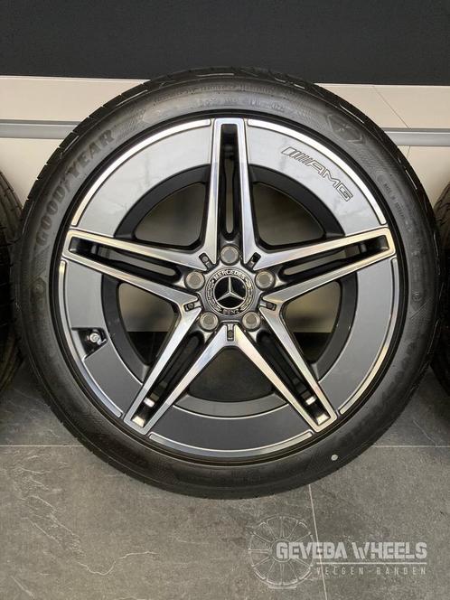 18” originele Mercedes C W206 AMG breedset velgen + banden, Auto-onderdelen, Banden en Velgen, Banden en Velgen, Zomerbanden, 18 inch
