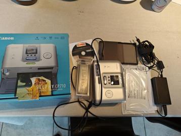 Canon SELPHY CP710 Compacte Fotoprinter - Compleet in Doos! beschikbaar voor biedingen